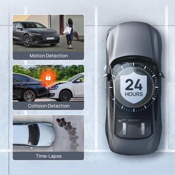 دوربین خودروی شیائومی مدل 70mai dash cam a810 همراه با دوربین عقب