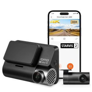 دوربین خودروی شیائومی مدل 70mai dash cam a810 همراه با دوربین عقب