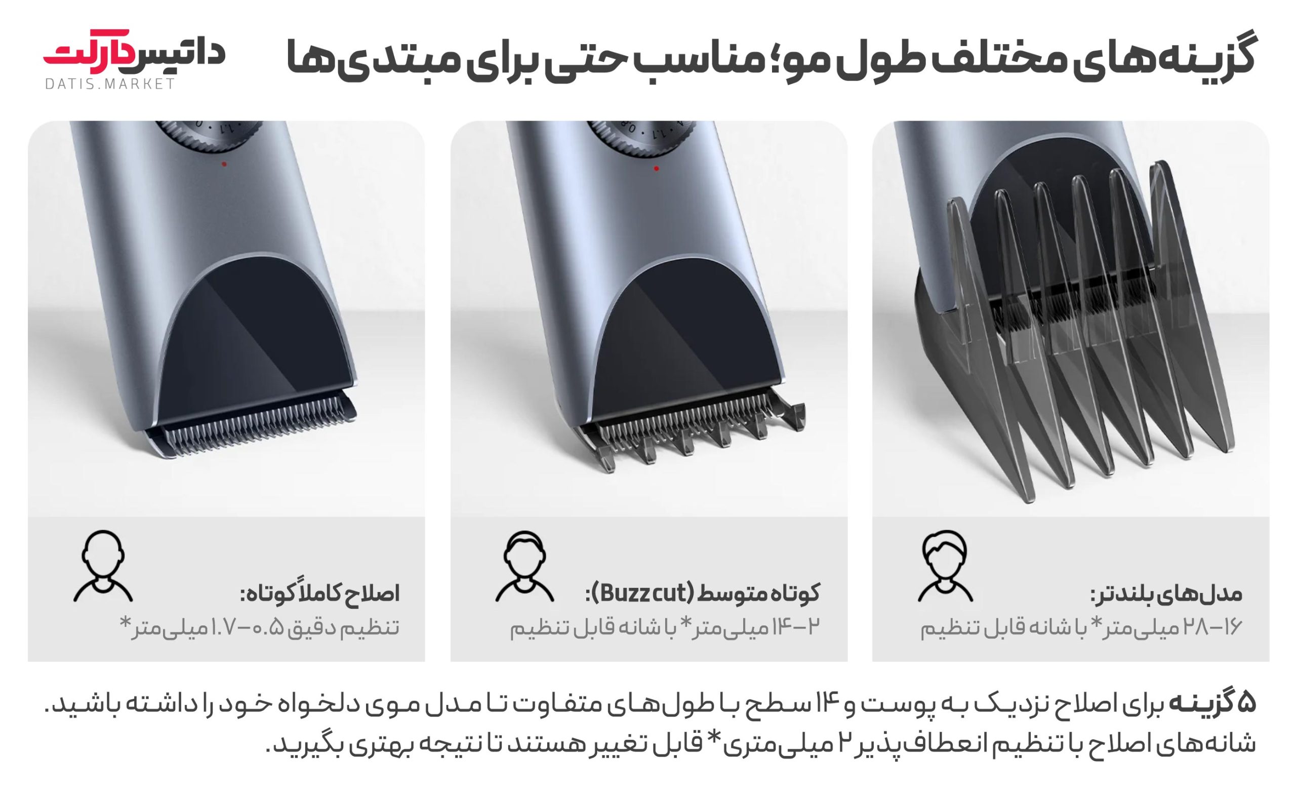ماشین اصلاح موی سر میجیا مدل MJGHHC2LF | خرید از داتیس مارکت