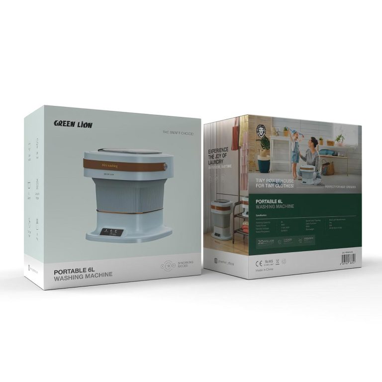 ماشین لباسشویی مینی تاشو 6 لیتری گرین لاین Green Lion Portable 6L Washing Machine